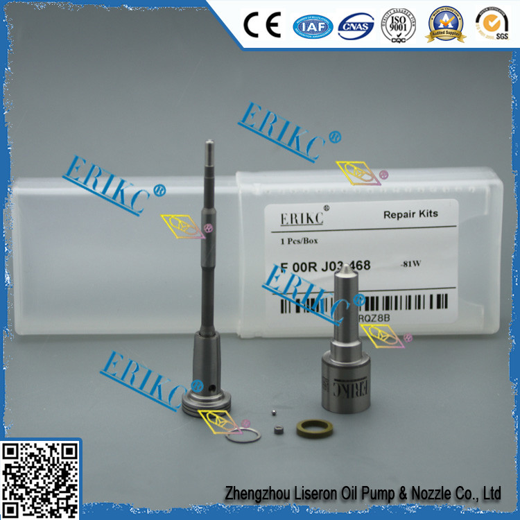 China diesel injetor 0445120059 Bosch repair kits F00RJ03468 injector nozzle DSLA128P1510 fitting kit F00R J03 468 for sale