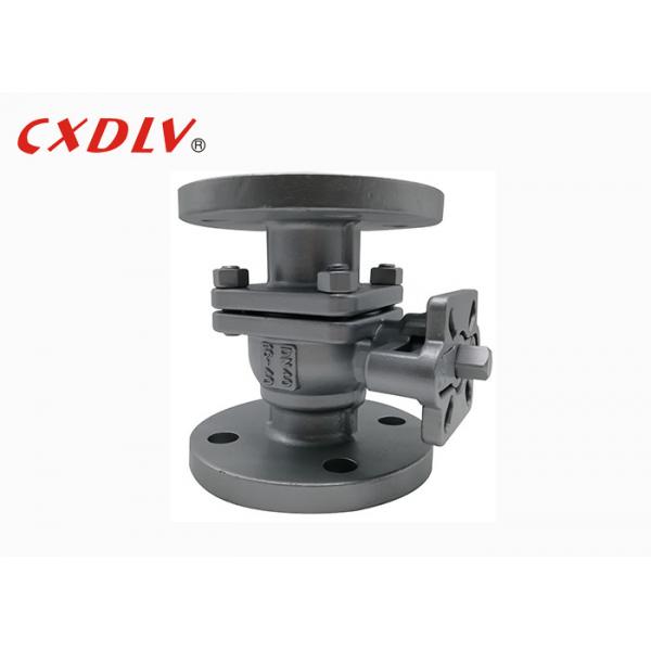 Quality High Mounting Pad Stainless Steel Flanged Ball Valves Two Piece Investment for sale