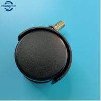 Quality PVC Light Duty Swivel Casters Plate Casters For Furniture 40mm for sale