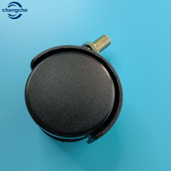 Quality PVC Light Duty Swivel Casters Plate Casters For Furniture 40mm for sale
