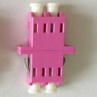 Quality Pink color SC type 10G OM4 LC Duplex Pink plastic Fiber Optic Adapter,low for sale