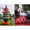 China Custom Inflatable Christmas Decorations Air Inflated Christmas Tree Arch Door factory
