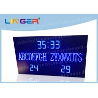 china P12mm Pixel Modules for Team Name Led Electronic Scoreboard in Blue Color