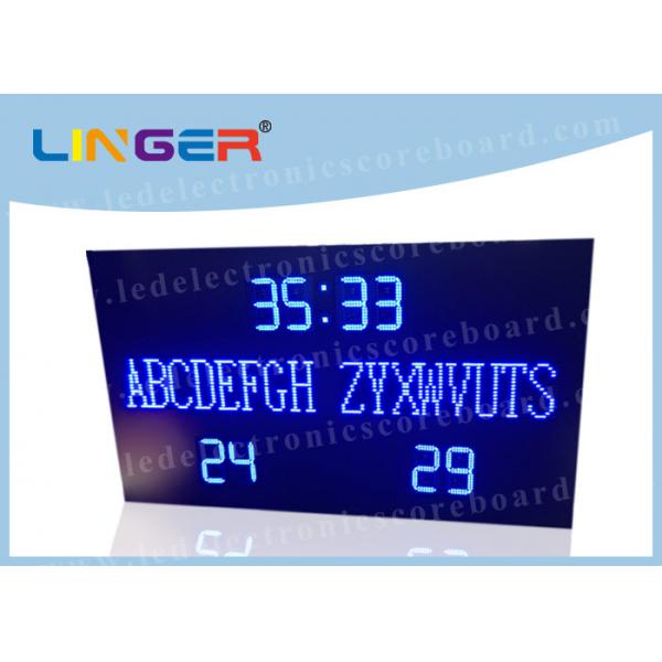 Quality P12mm Pixel Modules for Team Name Led Electronic Scoreboard in Blue Color for sale