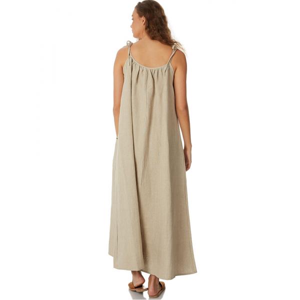 Quality Women 100% Linen Old Fashion Maxi Dress for sale