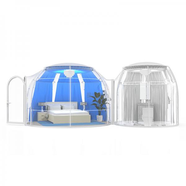 Quality Rain Resistance Plastic Dome Tent Diameter 3.5m 2.5m Hotel Bubble Tents for sale