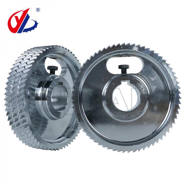 Quality 140xH0x35mm Steel Wheel Spare Parts For Woodworking Machines Four Side Planer for sale