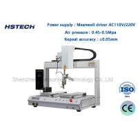 China Single Head Double Platform Temperature Control 5Axis Automatic Soldering Robot HS-S5331R factory