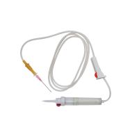 Quality 150cm Medical PVC Disposable Blood Transfusion Set With Flow Rate Control for sale