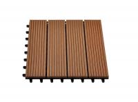 China Real Wood Colors Waterproof Composite Deck Tiles For Building Floor Decoration factory