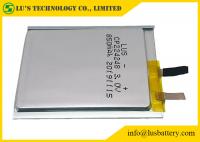 China CP224248 Lithium Battery 3.0V 850MAH Ultra Slim Battery 3v thin cell factory