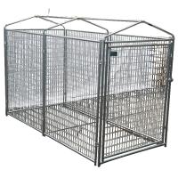 China Galvanized Outdoor Heavy Duty Dog Kennel Large Removable Tray factory