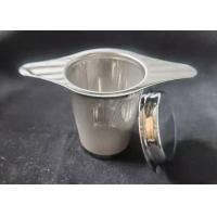 China Custom Logo 304 Stainless Steel Loose Leaf Tea Infuser 7.5cm High With Handles factory