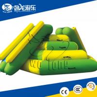 China new hot sale inflatable water toys, inflatable step slide for lake factory