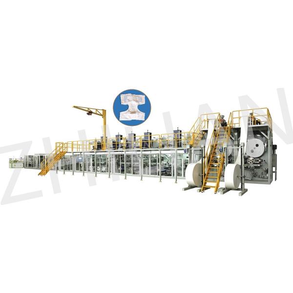 Quality Super Absorbency Full Servo Adult Diapers Making Machine 300m / min for sale