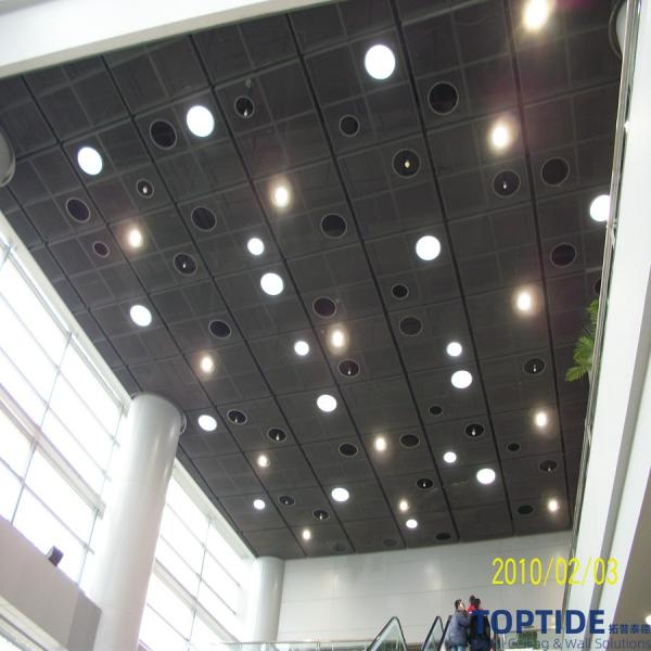 Quality Diamond Mesh Suspended Matal Ceiling Buidling Floating Aluminium Wire Panels for sale
