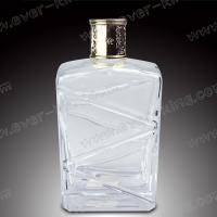 Quality 1500g Super Flint Glass Rum 750ml Drink Bottle for sale