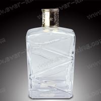 Quality 1500g Super Flint Glass Rum 750ml Drink Bottle for sale