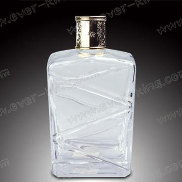 Quality 1500g Super Flint Glass Rum 750ml Drink Bottle for sale