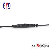 China PVC Rubber Nylon IP67 Waterproof Wire Connector DC Jack Plug for sale