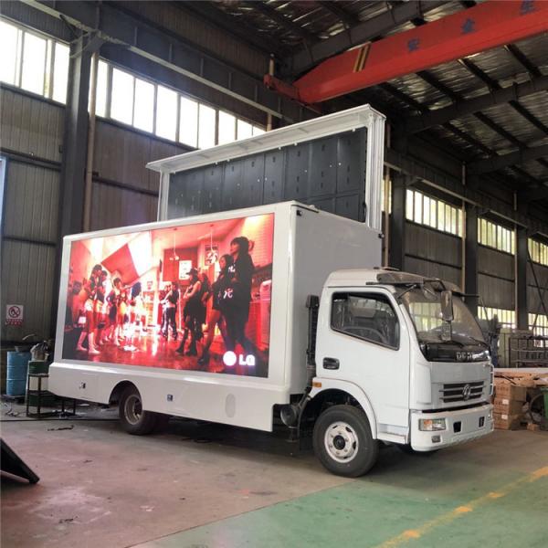 Quality Dongfeng Mobile Truck Led Display 4x2 Mobile LED Advertising Vehicle Waterproof for sale