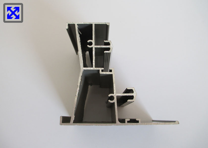 China Nice Design Aluminium Sliding Wardrobe Door Profiles Customizable T5 / T6 State factory