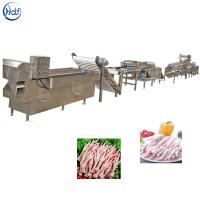 China Frozen Chicken Feet Processing Line Chicken Claw Cutter Duck Paw Cutting 4kw Power for sale