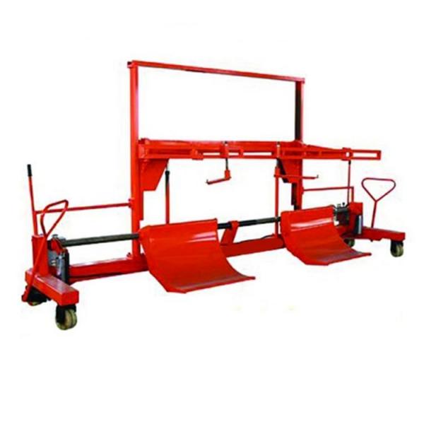 Quality 100mm Twin Warp Beam Trolley Electric Knitting Top Beam Harness Frame Transporting Truck for sale