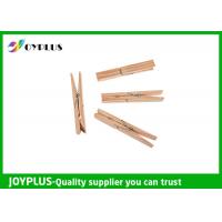 China Safety Household Plastic Clothes Pegs Wooden Clips For Clothes OEM / ODM Available factory