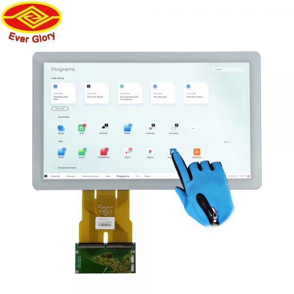 Quality 15.6 Inch Capacitive Touch Panel , LCD Touch Screen For Vandal Proof Car Navigation for sale