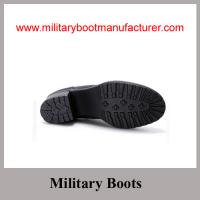 China Wholesale China Made Black Full Grain Leather Police Lady Officer Shoes factory