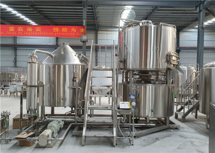 China Efficient 10BBL Beer Fermenting Equipment Brushed Stainless Steel Surface factory