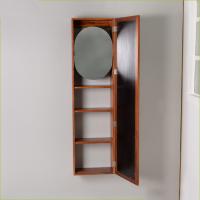 China NC Painting E1 MDF Cheval Mirror Teak Wooden Bathroom Storage factory