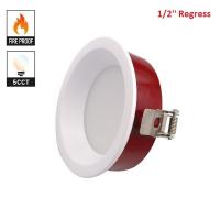 china COB Fire Rated LED Recessed Lights , 4inch 12w Wet Location LED Downlight