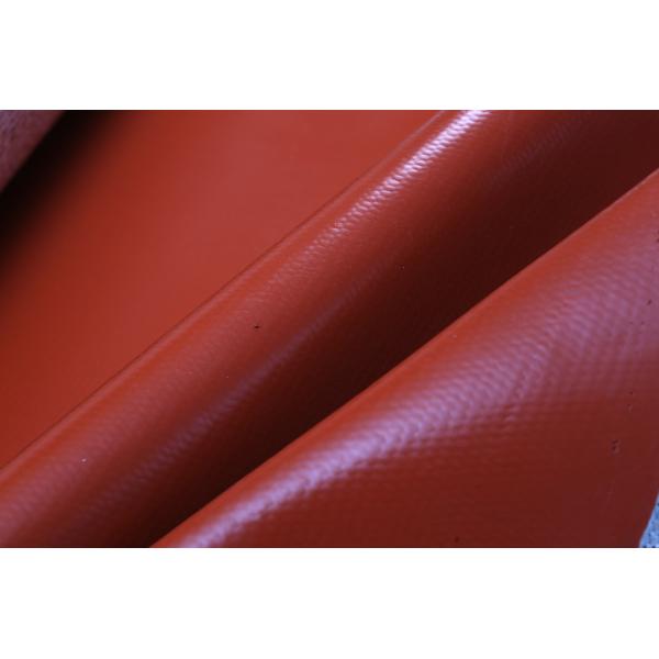 Quality Industrial Smooth Silicone Fiberglass Cloth Soft High Temperature Resistance for sale
