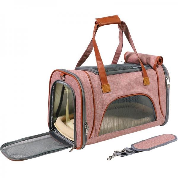 Quality Small Cat Dog Folding Pet Carrier Travel Bag On Wheels Out Going 16x10x8 13x13x8 for sale
