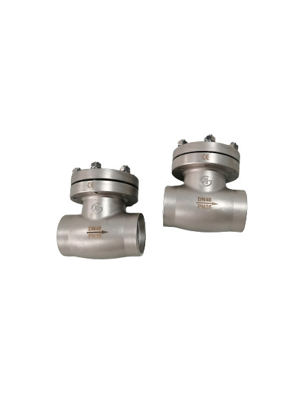 Quality DN40 PN25 Weld Connection Cryogenic Swing Check Valve Stainless Steel SS304 for sale