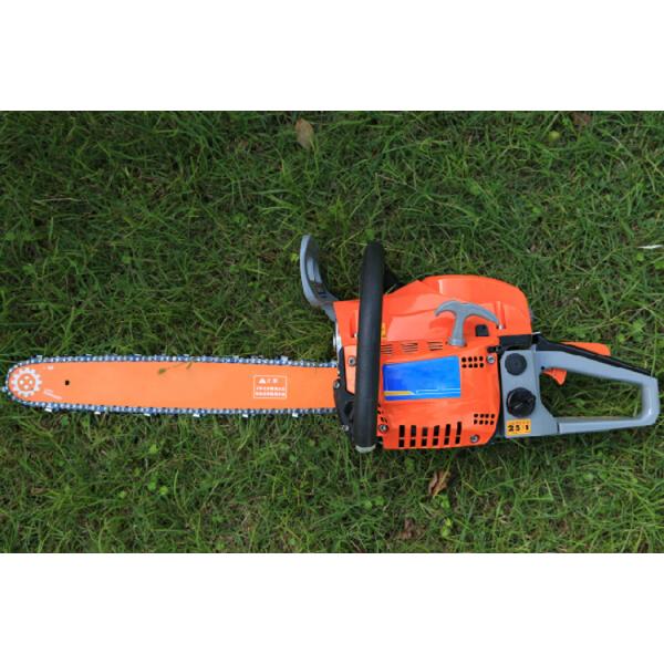 Quality Radiating Faster Gas Chainsaw Home Depot With Double Vent Muffler 7000rpm for sale