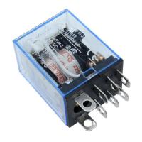 China AC 220V Coil Power Relay LY2NJ Small Relay Om Ron Module DPDT 8 Pin LED Lamp Indication factory