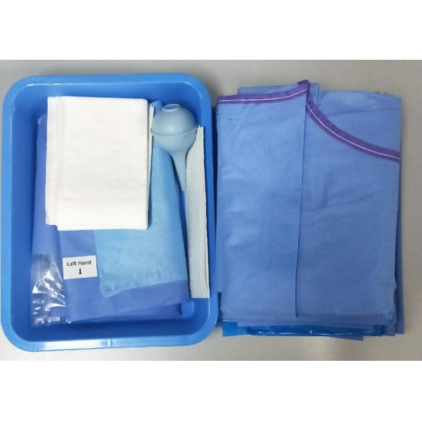 Quality Caesarean Section Surgical Procedure Packs One time  PE Film Hospital Medical Supply for sale