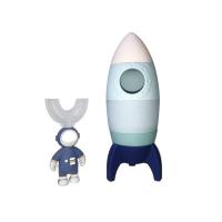 Quality Silicone Baby Rocket Toy Teeth Brush Decoration Customized Color for sale