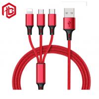 China 3 In 1 5A 100W Fast Charging Data Cable Mobile Phone Charger Cable factory
