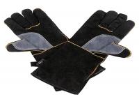 China Extreme High Temperature Heat Resistant Gloves Cow Leather Material factory