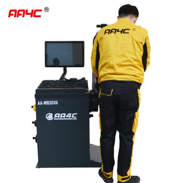 Quality 0.25kw Touch Screen 3D Wheel Balancing Machine Car Tyre Balancing Machine 3D Wheel Balancer Laser Position for sale