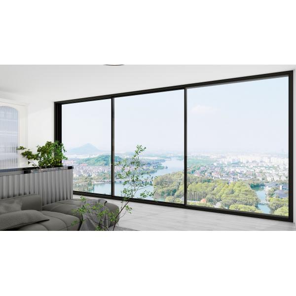 Quality Soundproof French Style Aluminium Windows Glass Replacement Horizontal Opening for sale