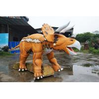 China Customized Realistic Dinosaur Model , Real Looking Jurassic World Triceratops for sale
