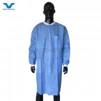 China Label Accessories Unisex Disposable Lab Coat Nonwoven Jacket For Food Processing OEM factory