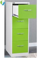 China KD Structure Letter Size Vertical Steel Filing Cabinets 4 Drawer Office factory