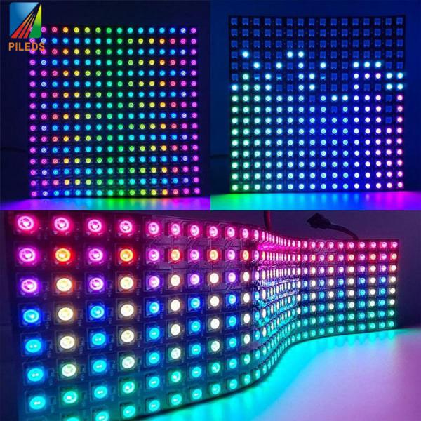 Quality 8x32 16x16 LED Matrix Panels WS2812B SK6812 IC With 5050DMX RGB SMD for sale