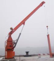 China Jib crane is liquid petrochemical wharf project, this fixed hydraulic explosion- proof crane 0.5T to 3T factory
